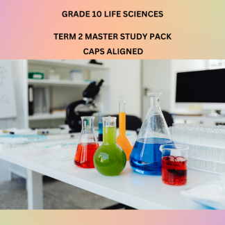 Grade 10 Life Sciences Term 2 Study Pack (CAPS Aligned)